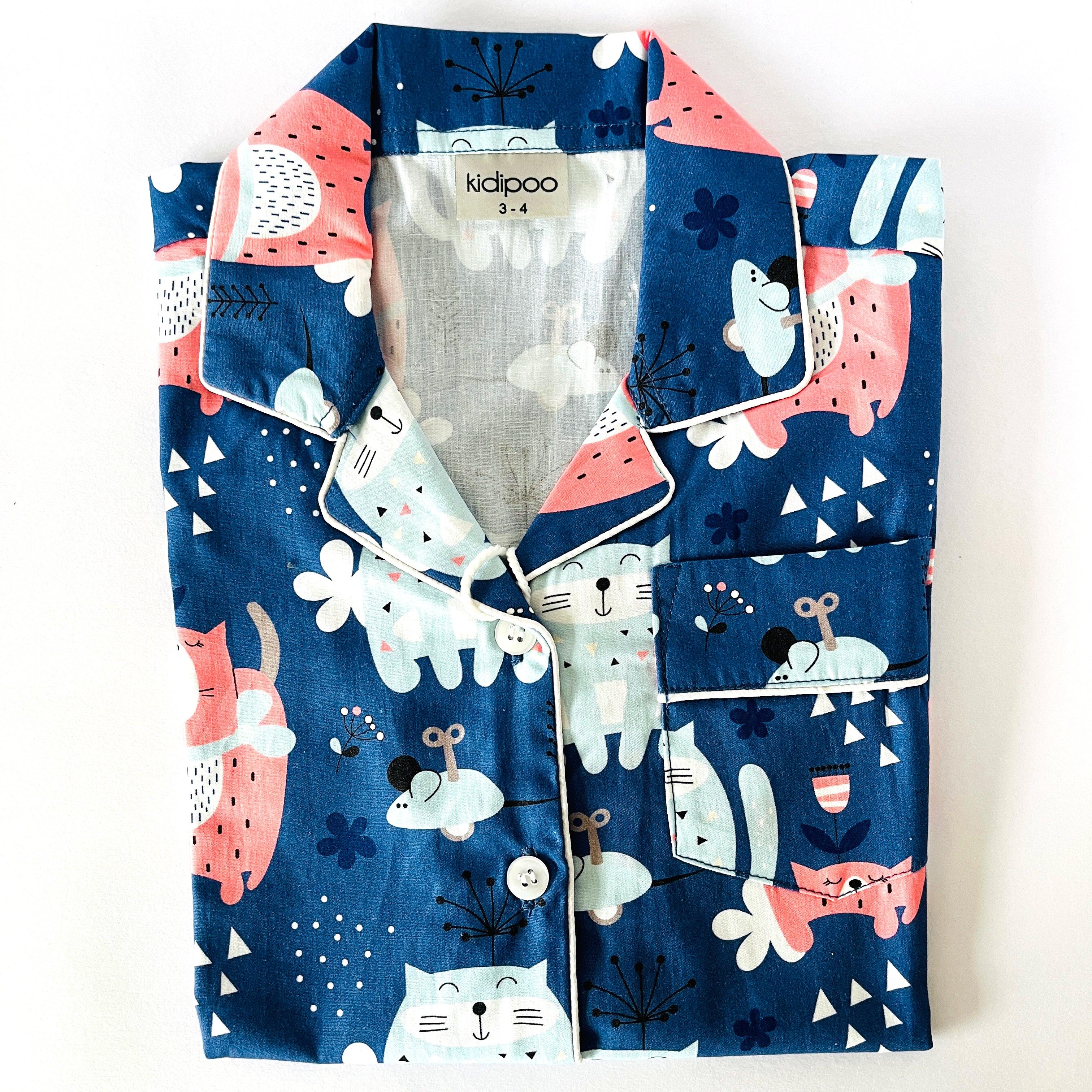 Smiley Kitten Night Suit