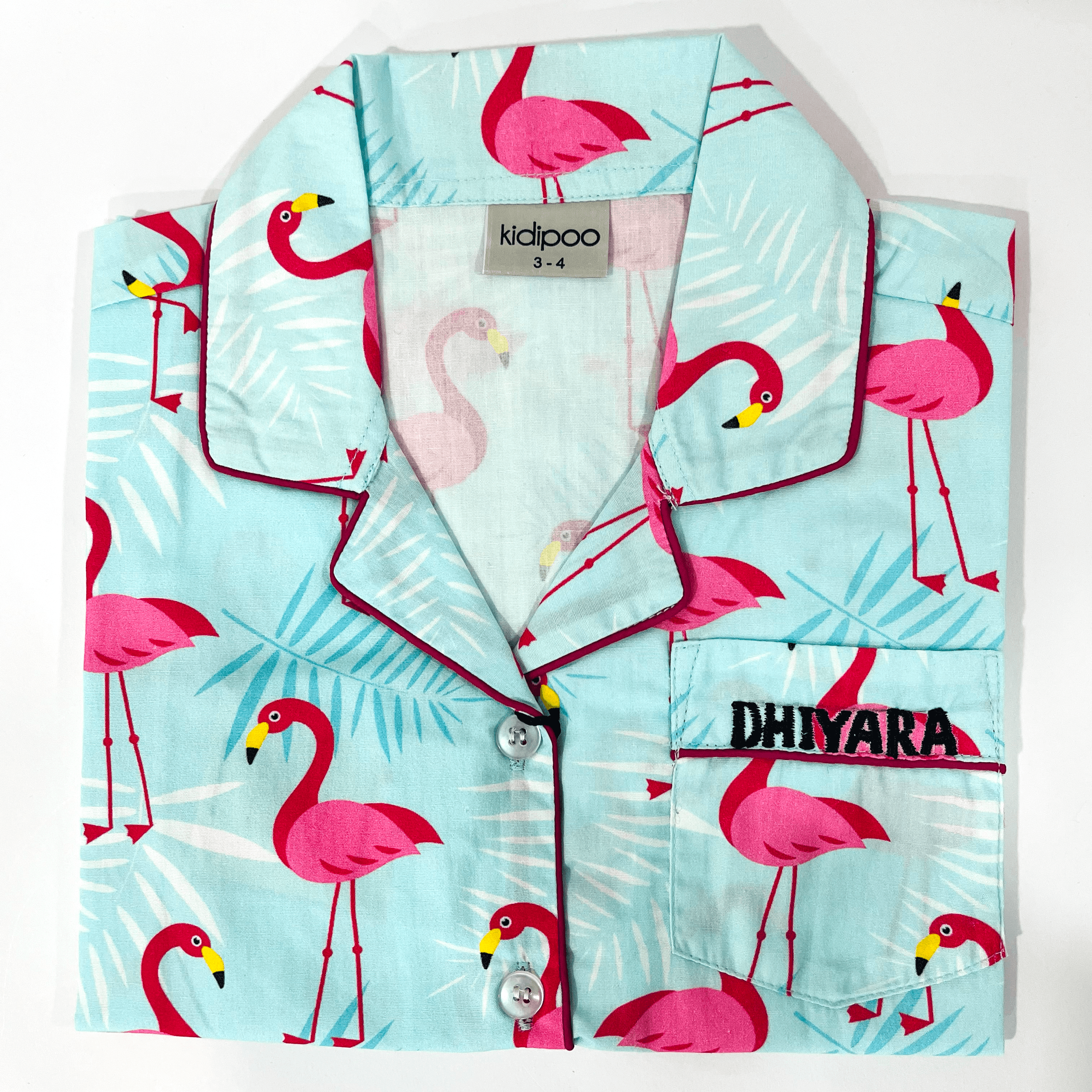 Flamingo Birds Night Suit