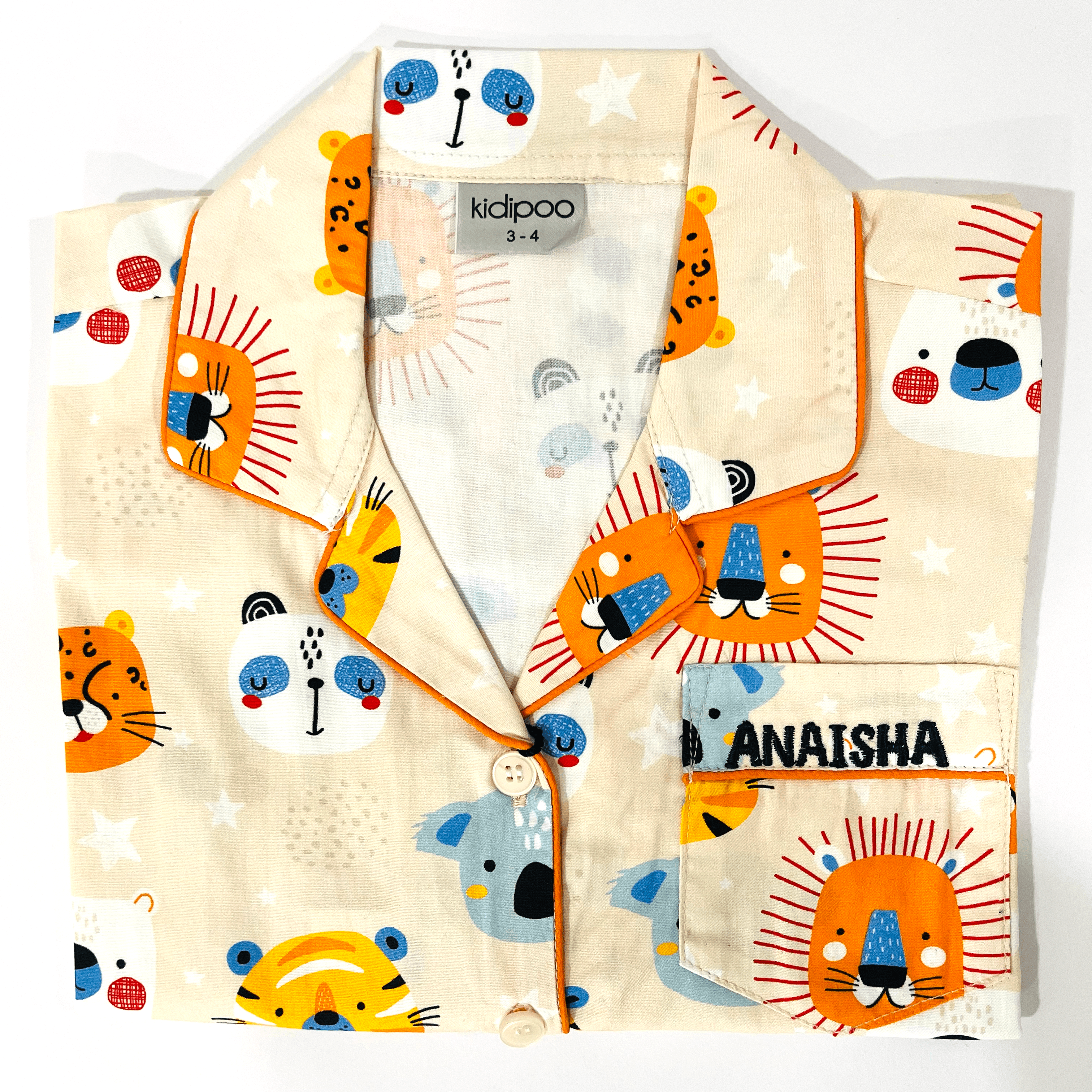 Sunshine Print Night Suit