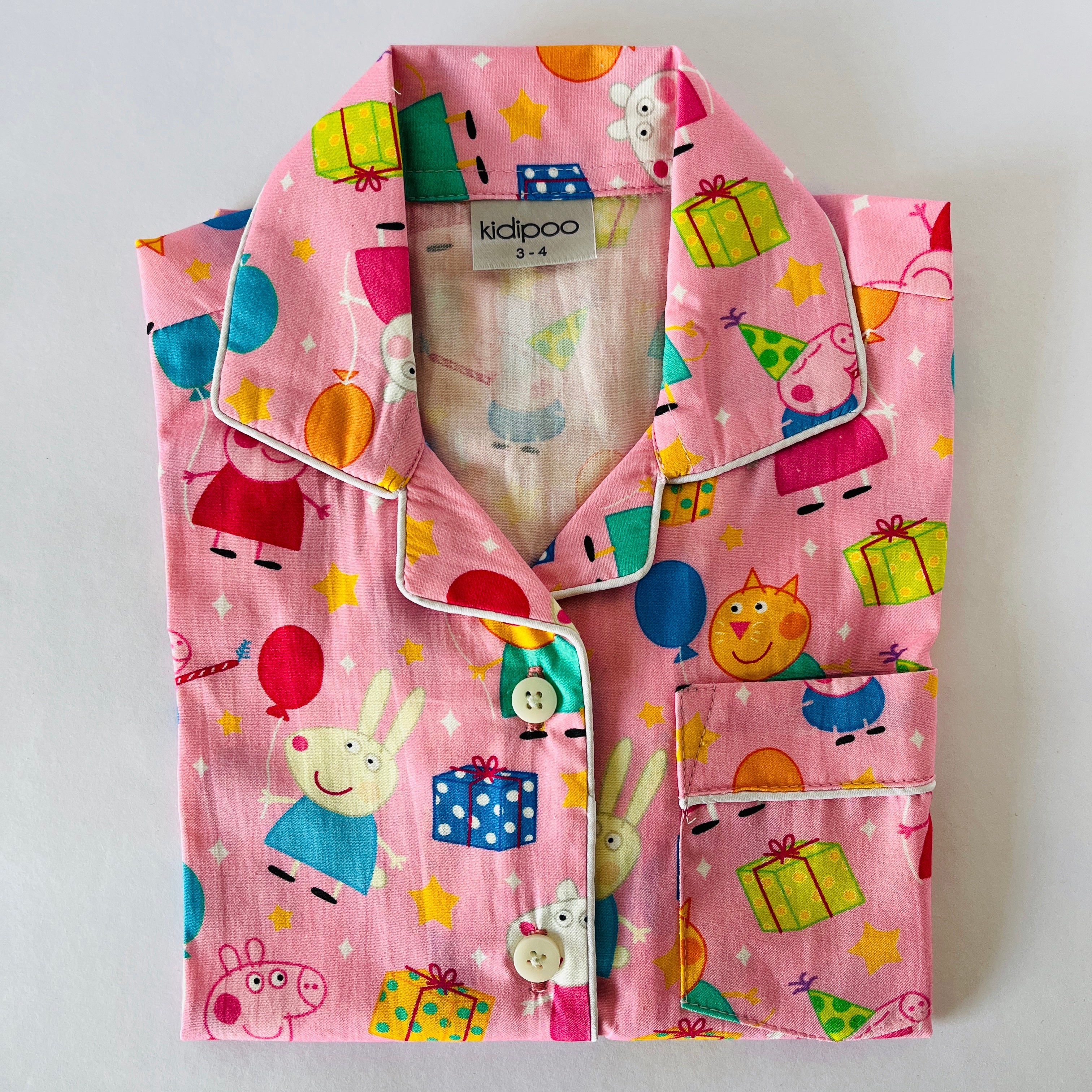 Pink Party Peppa Pig Night Suit