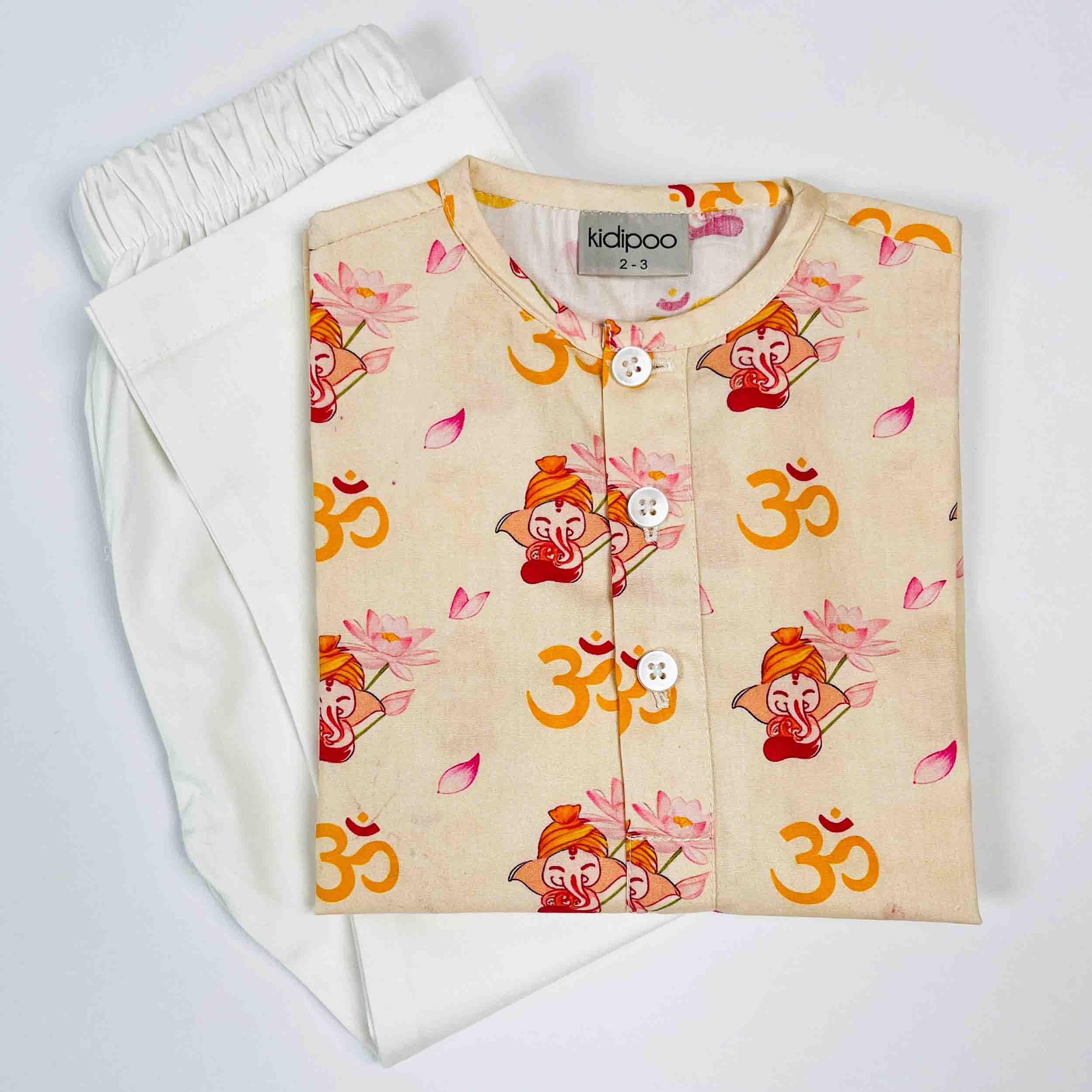 Om Ganesha Kurta Pajama