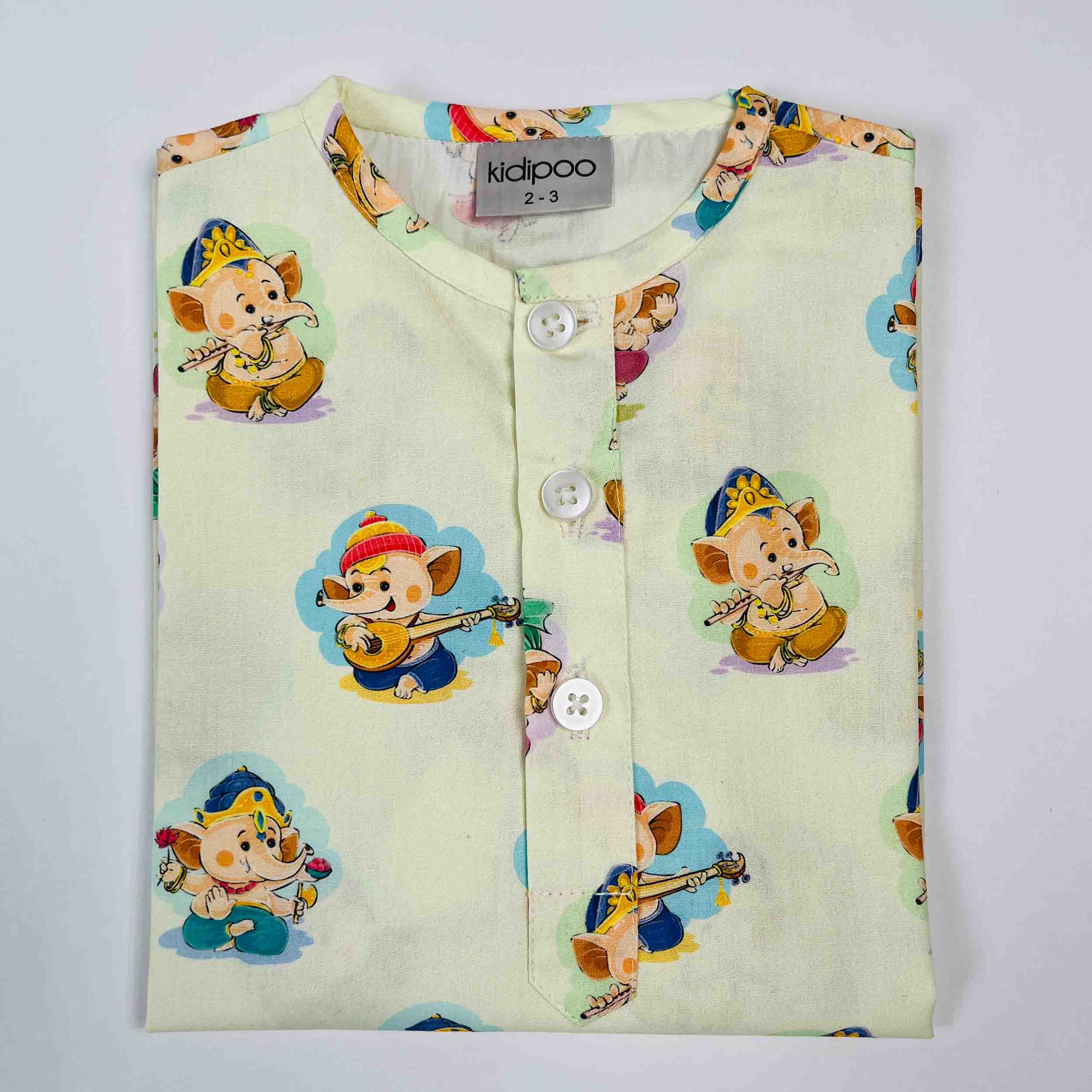 Musical Ganesha Kurta Pajama