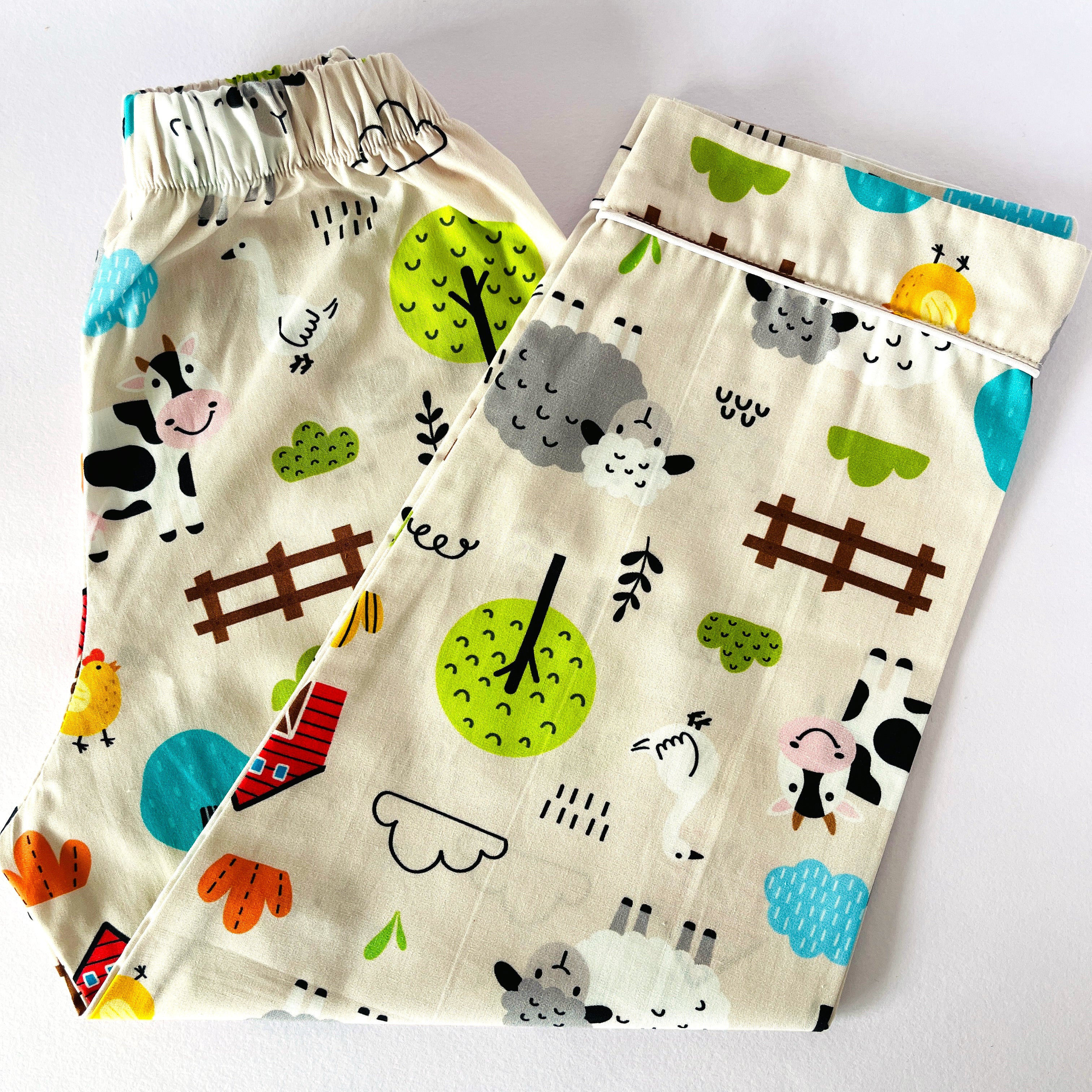 Cute Farm Animals Night Suit