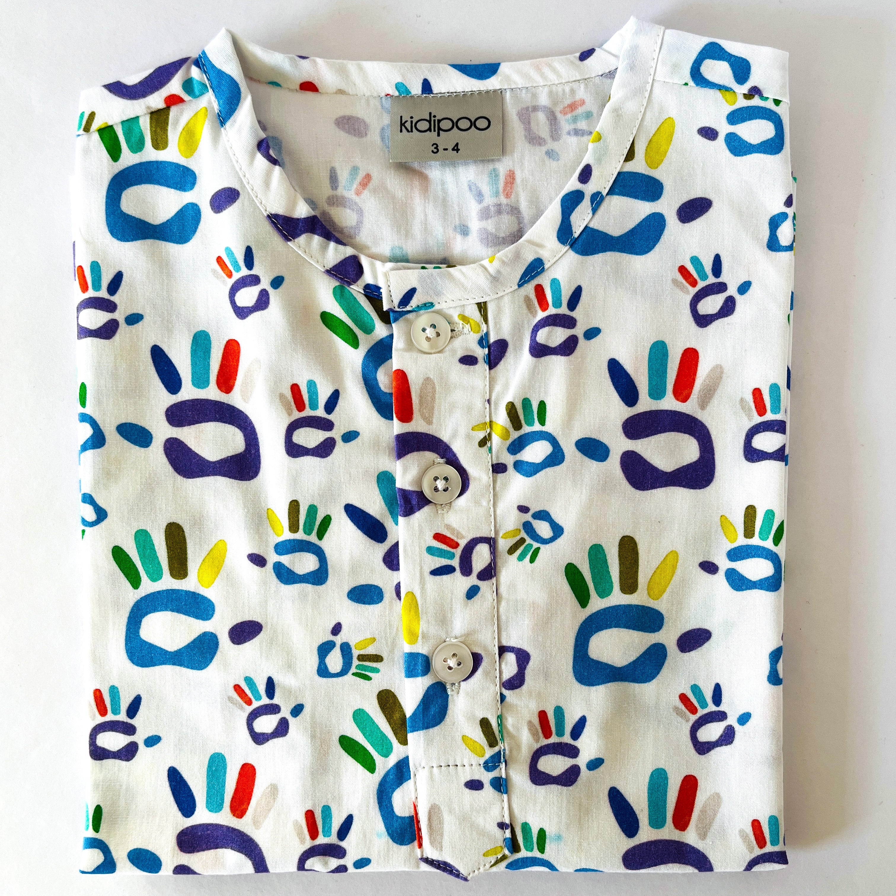 Colourful Hands Holi Kurta Pajama