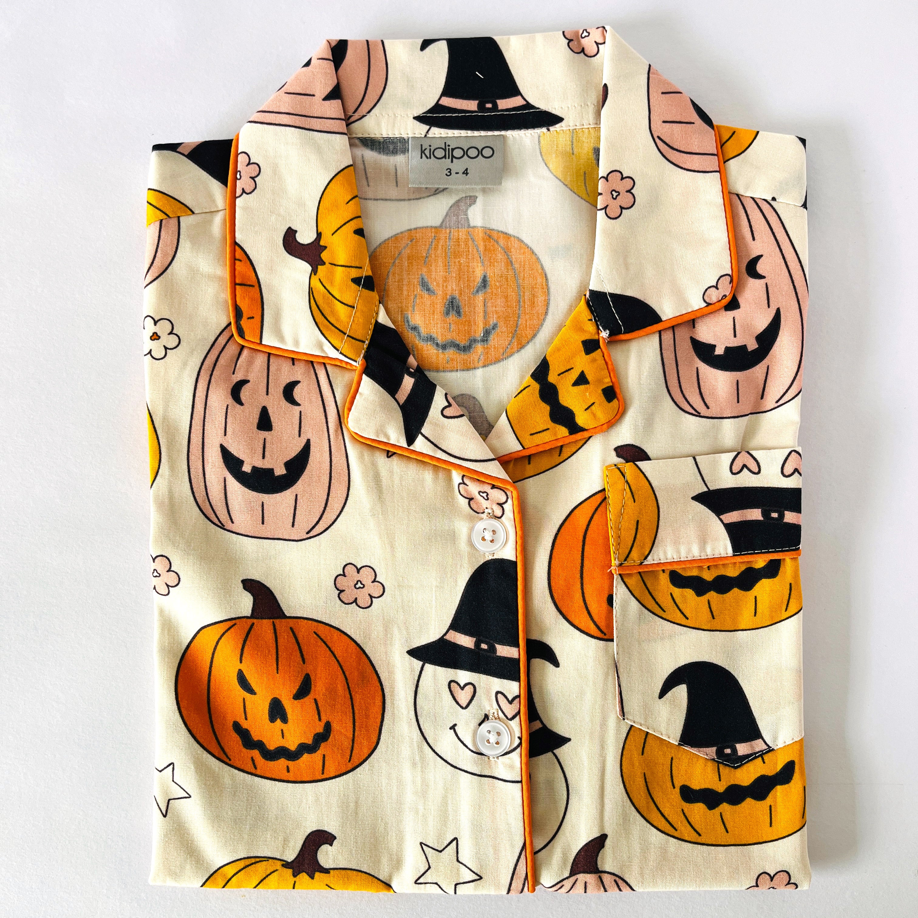 Halloween Pumpkin Night Suit