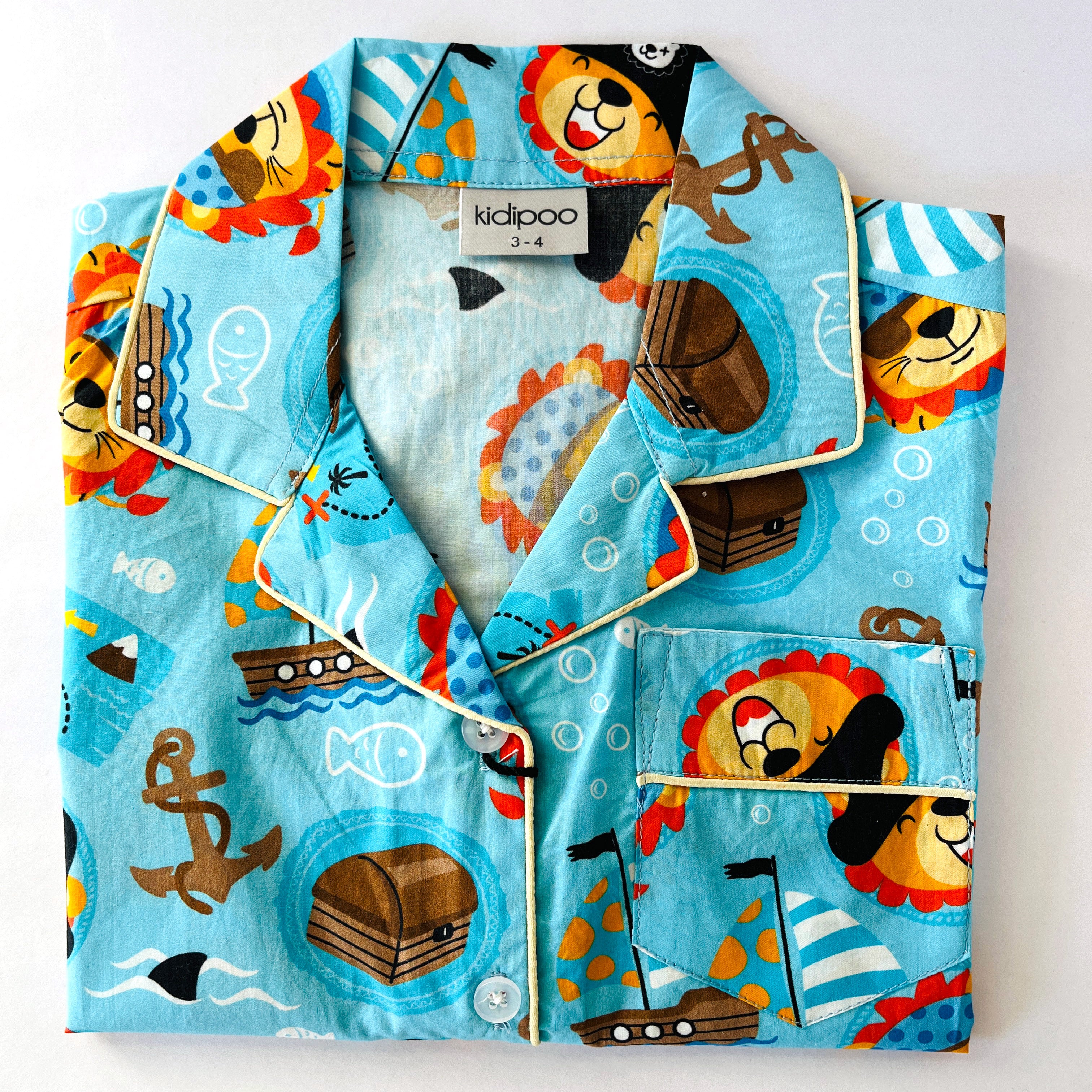Funny Pirates Night Suit