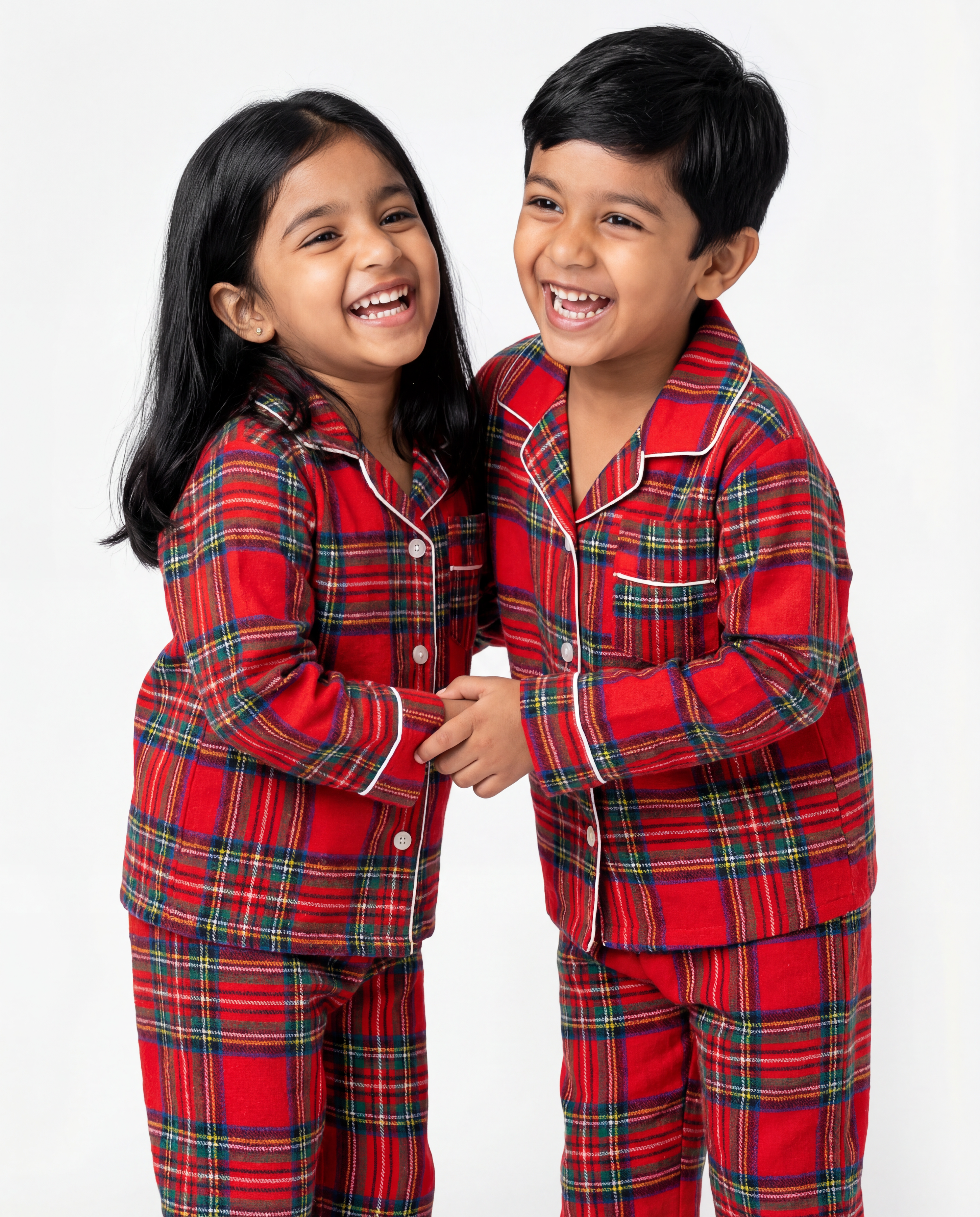 Red Flannel Night Suit