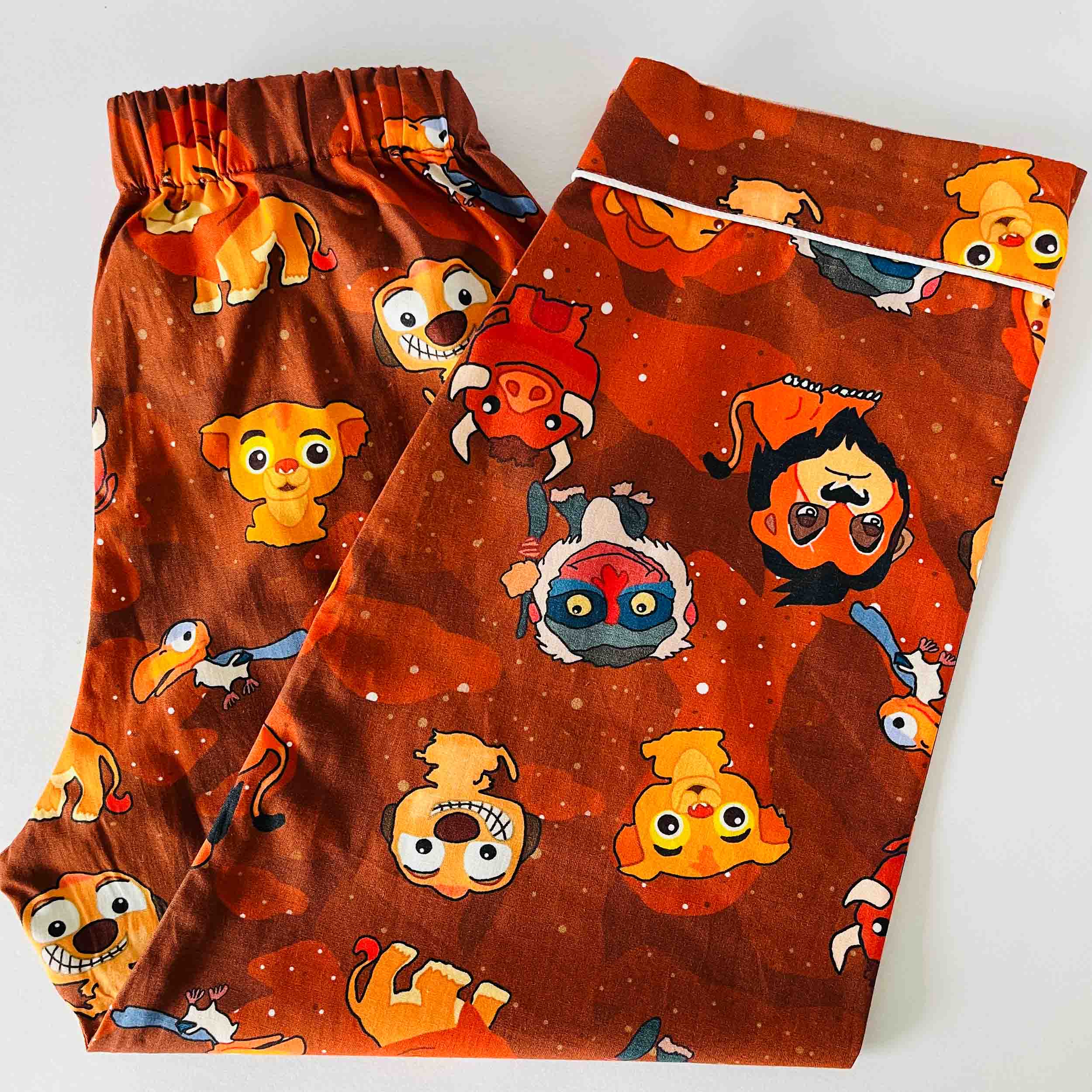 Kidipoo kids jungle animal print cotton pajama elastic waist comfortable sleepwear bottom