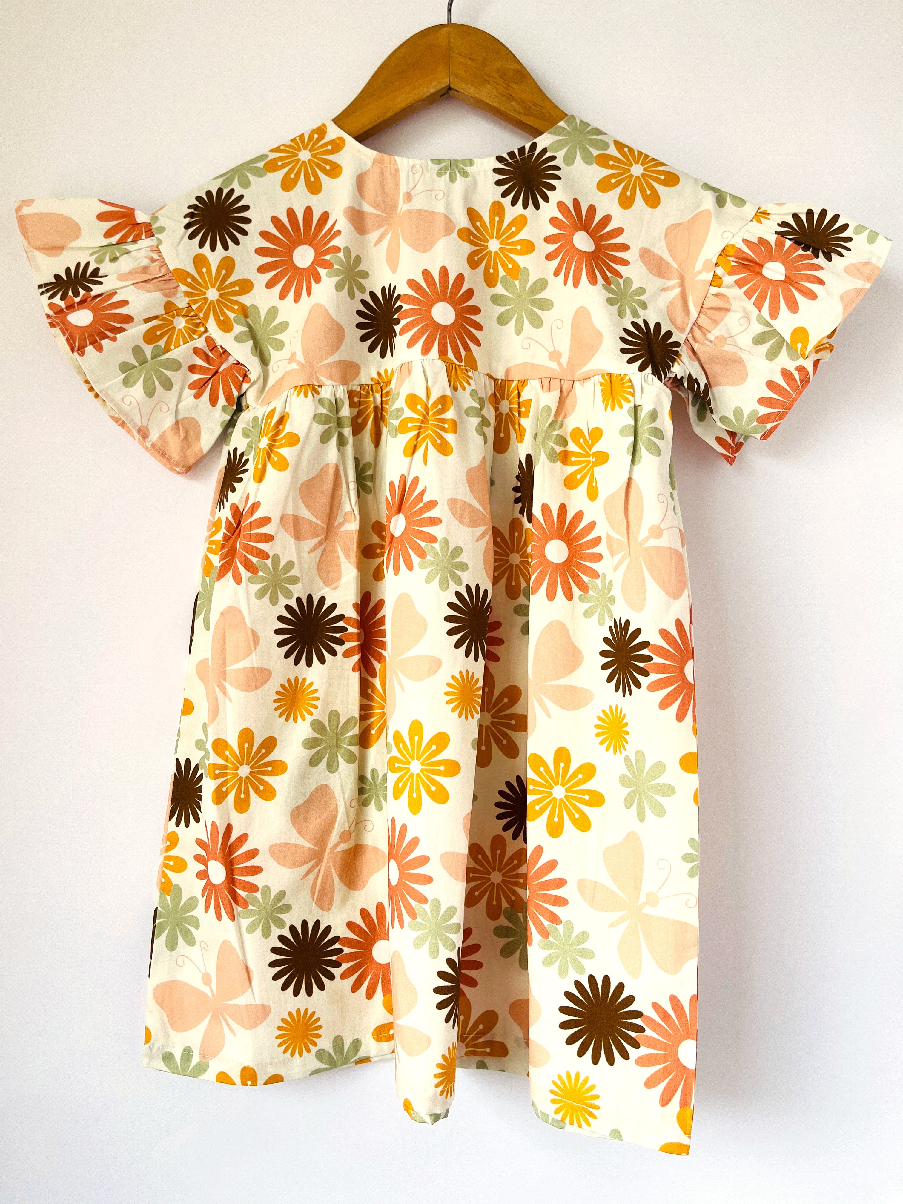 Butterfly Floral Dress