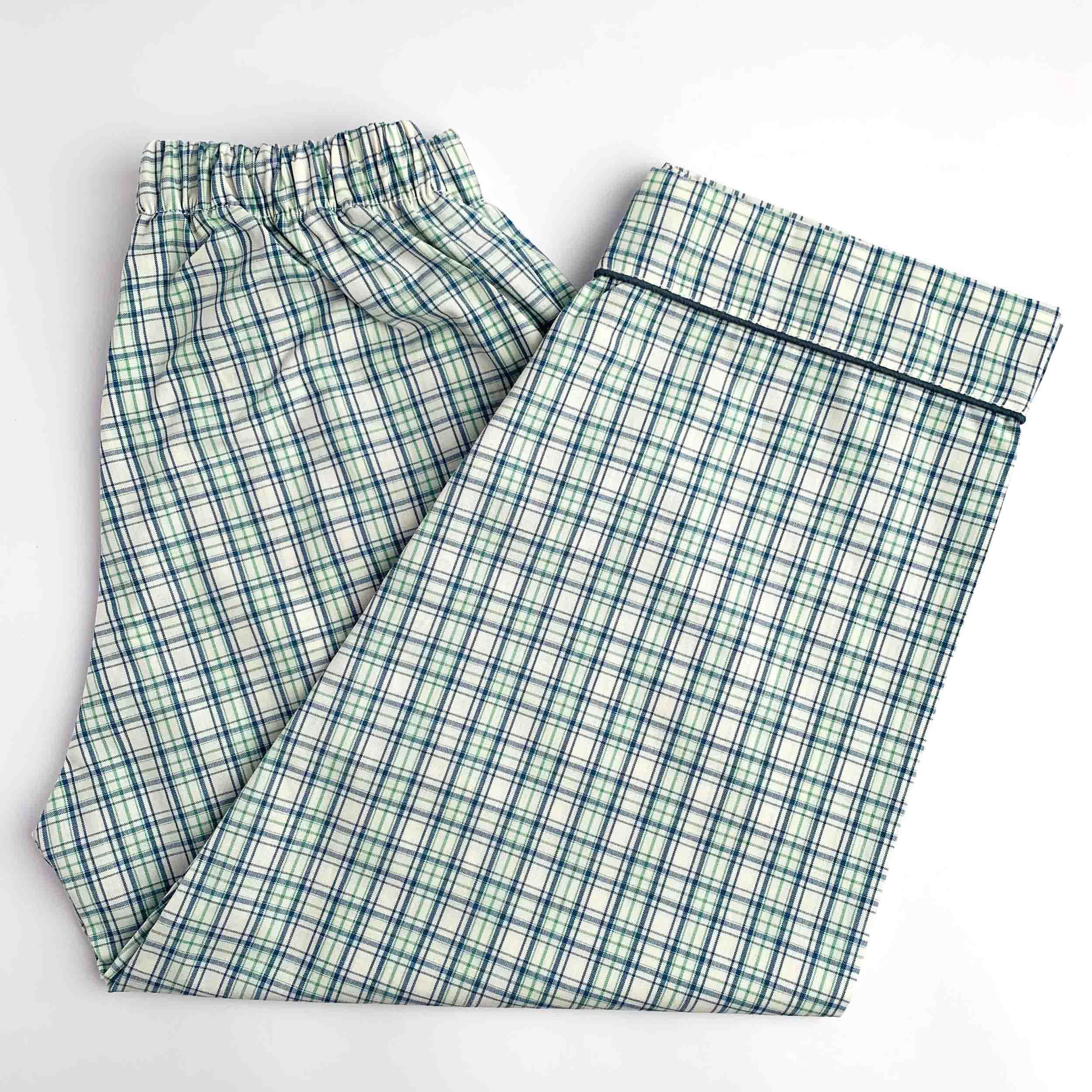 Infinity White Checks Night Suit