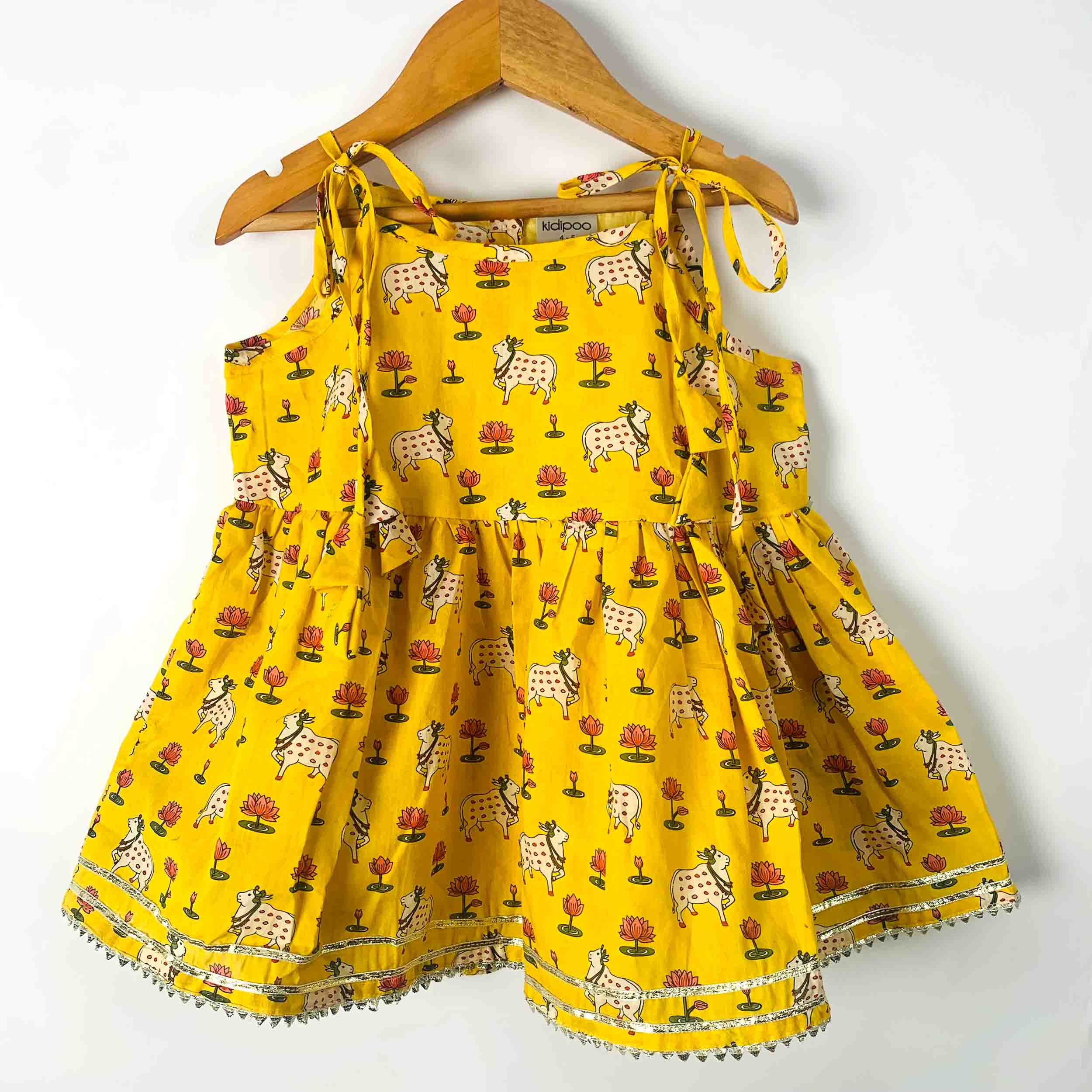 Yellow Pichwai Sharara Set