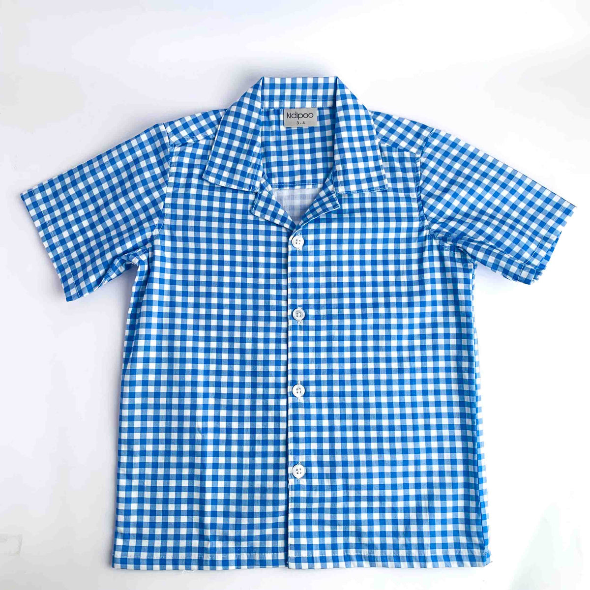 Blue Gingham Checks Coord Set