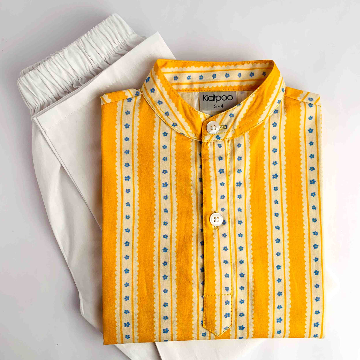 Sunshine Stripes Kurta Pajama