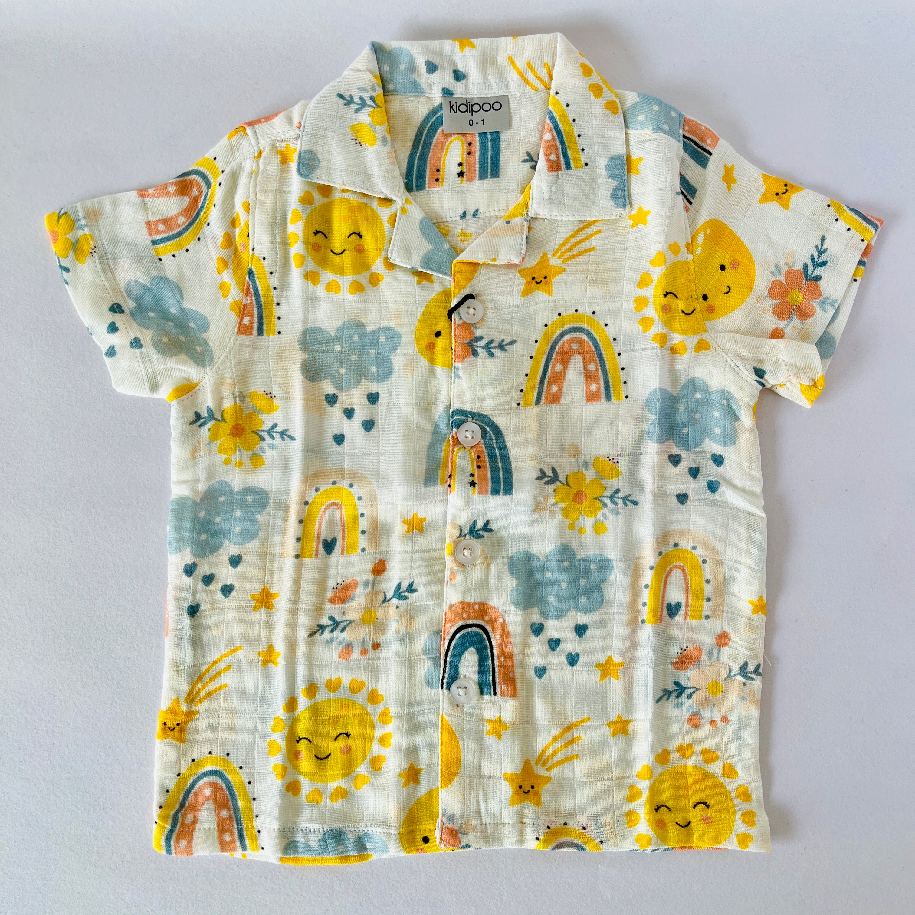 Fun Sky Muslin Coord Set