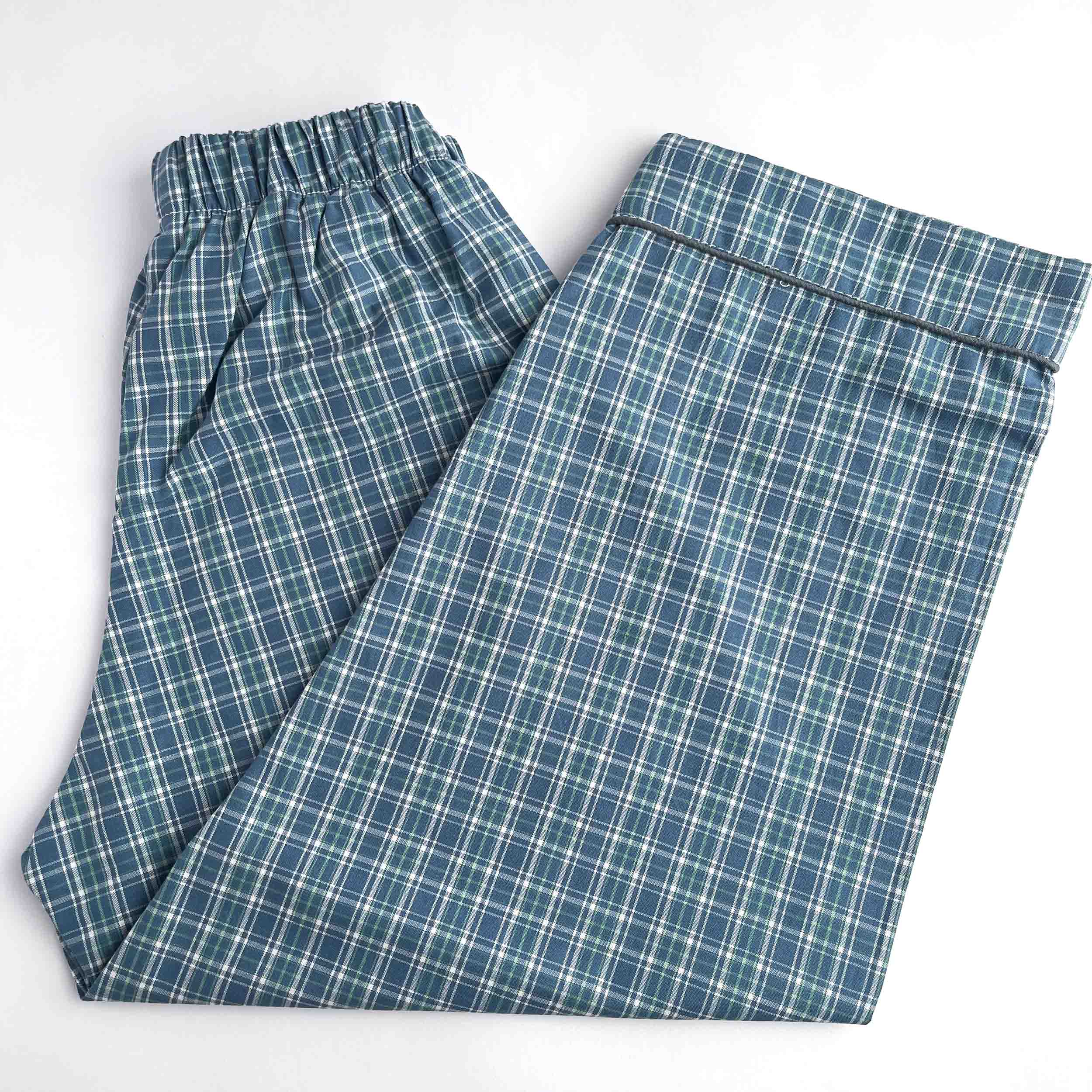 Infinity Blue Checks Night Suit