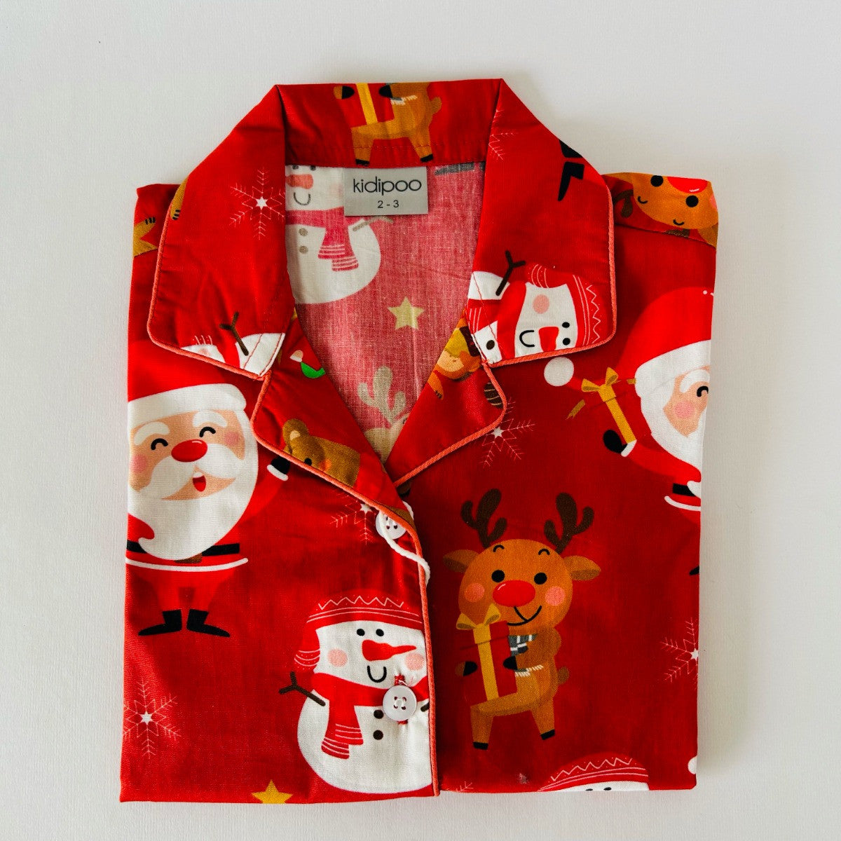 Red Santa Claus Night Suit